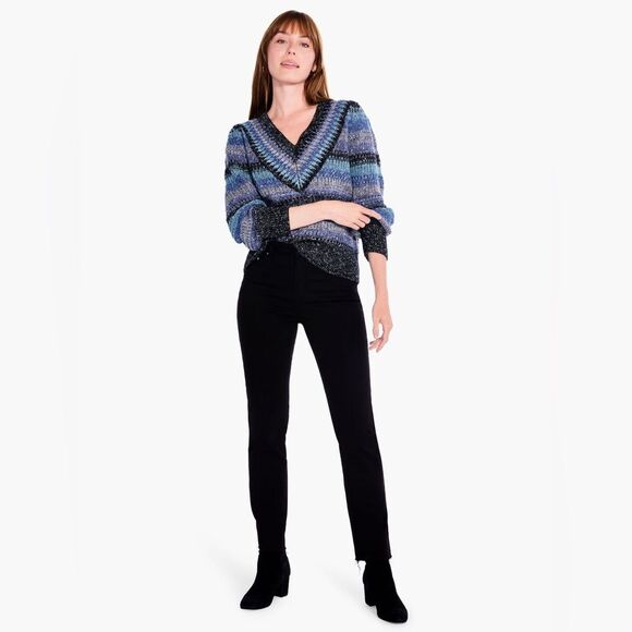 NIC+ZOE SAPPHIRE STRIPES SWEATER Size 2X - Picture 12 of 12